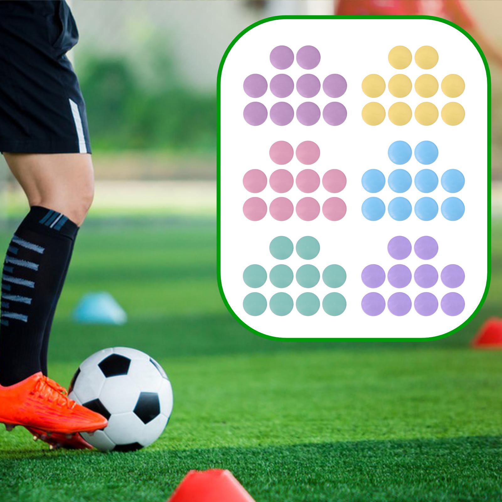 Speed Agility Dots - Agilitäts-Trainingskegel-Set Flache Scheiben Rutschfeste Feldmarkierungen für