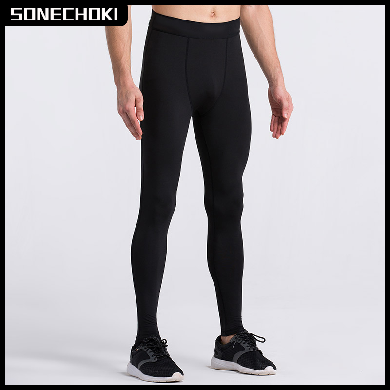 Best Crossfit Gear - Herren Gym Kompressions-Leggings, Sport-Trainingshose, trockene Passform,