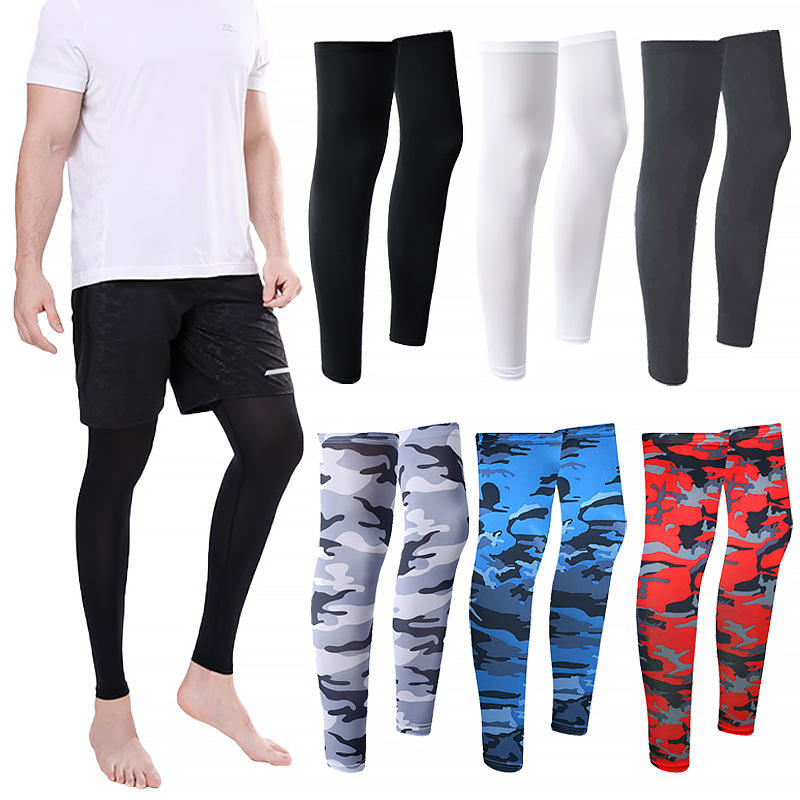 Knee Sleeve Pair - Sommerliche, dünne, verlängerte Radbeinlinge: Atmungsaktiver Sonnenschutz,