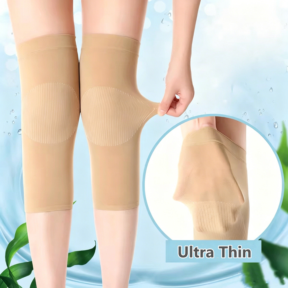 Knee Sleeve Pair - Sommer-Kniebandage, atmungsaktiv, rutschfest, zur Linderung von