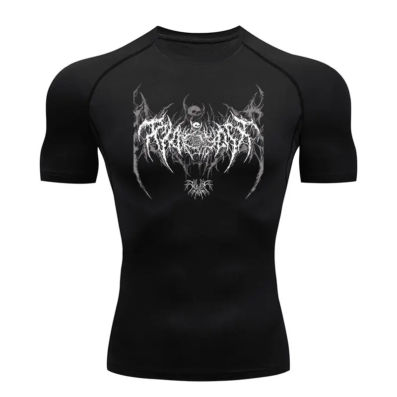 Best Crossfit Gear - Y2K Kompression Shirt Männer Fitness Gym