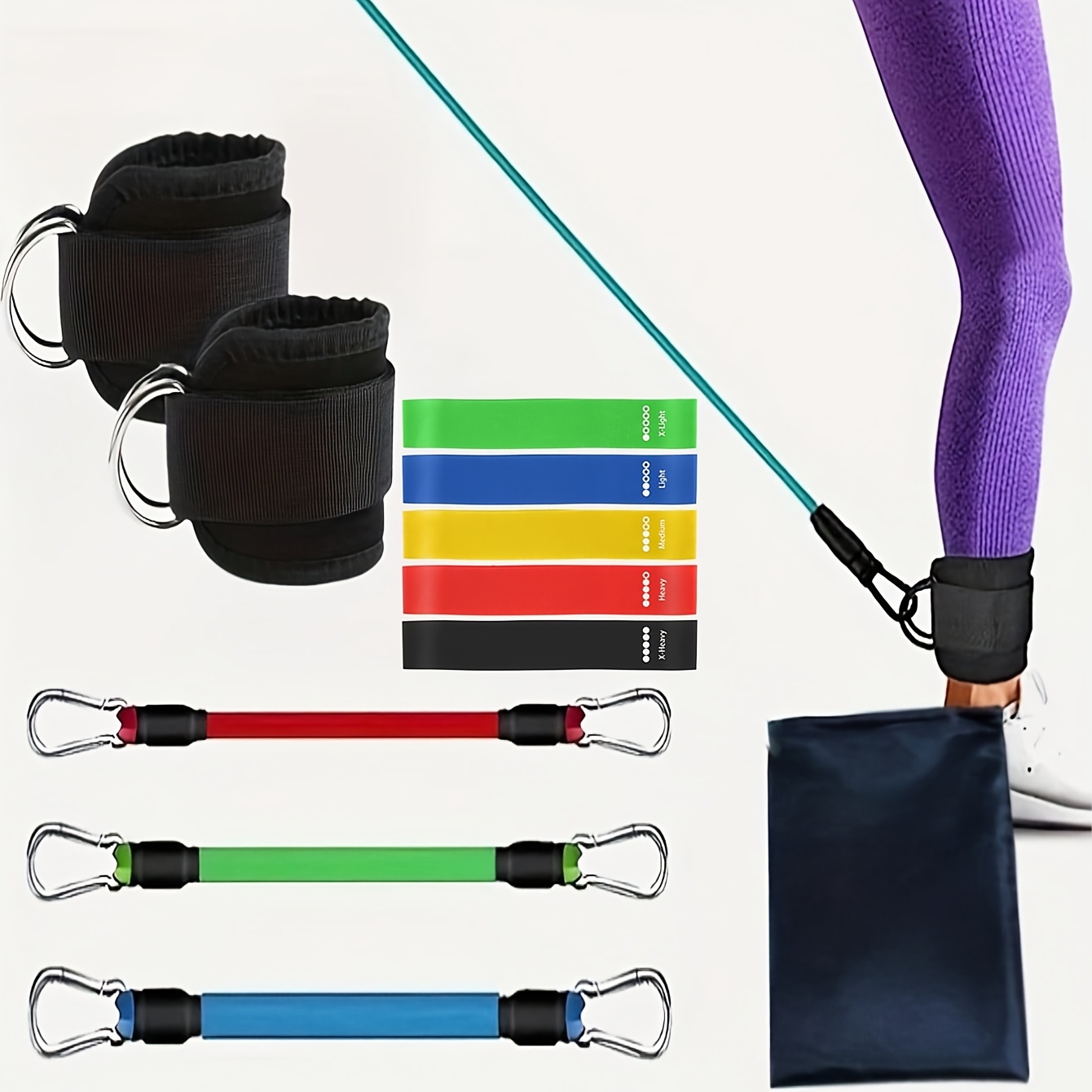 11-teiliges Bein- und Hüftstra – Battle Rope Anchor Bewertung und Preis