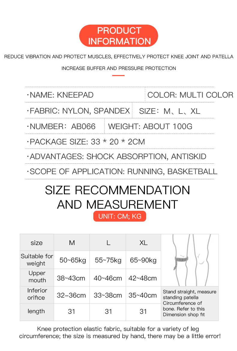   Elastische Silikon-Kniebanda – Knee Sleeve Pair Bewertung und Preis