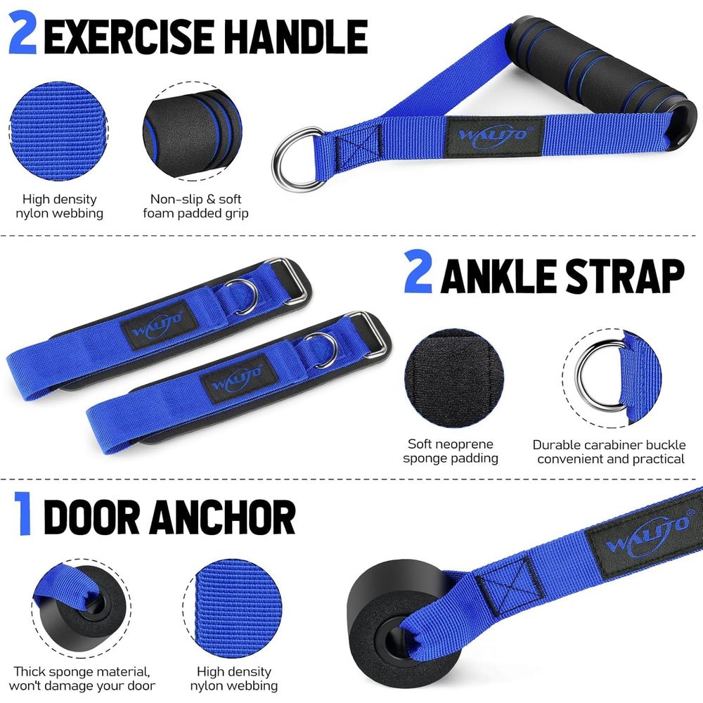 Fitnessband-Set mit Griffen, T – Battle Rope Anchor Bewertung und Preis